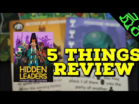 Hidden Leaders Forgotten Legends Expansion Rant Review | 5 Things To Know