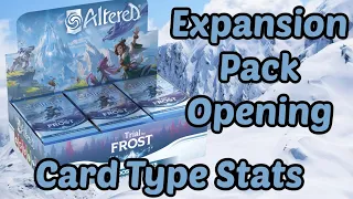 Altered: Trial by Frost Expansion Booster Pack Opening & Card Type Stats