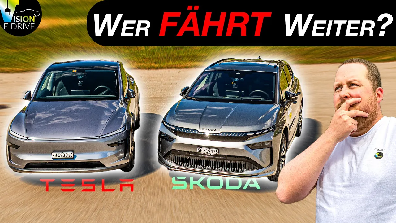 Ist der Tesla Vorsprung definitiv weg? - SKODA Enyaq Facelift vs. TESLA Model Y - Das Faceliftduell!