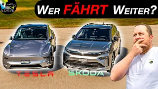 Ist der Tesla Vorsprung definitiv weg? - SKODA Enyaq Facelift vs. TESLA Model Y - Das Faceliftduell!