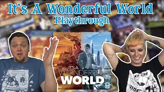 It's a Wonderful World by LuckyDuckGames | 2 Player Board Games | Card Drafting | Engine Building
