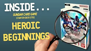 Gundam Card Game Starter Deck Heroic Beginnings ST01 | Inside with João Ricardo Ep786