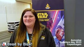 Star Wars Shatterpoint demo by Atomic Mass Games | Asmodee Retailers day 2023