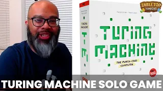 Turing Machine Solo Runthrough