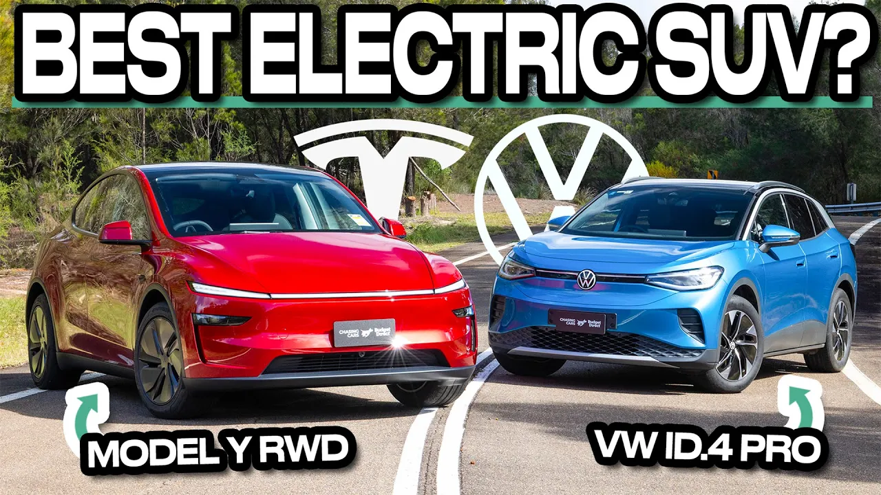 Has Model Y met its match? (Tesla Model Y vs Volkswagen ID.4 comparison review and range test)