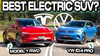 Has Model Y met its match? (Tesla Model Y vs Volkswagen ID.4 comparison review and range test)