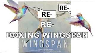 Re-boxing Wingspan Including Americas & Other Expansions