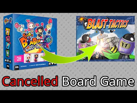 The Cancelled Bomberman Board Game - Blast Tactics