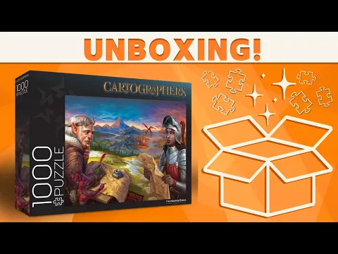 Cartographers 1000 Piece Puzzle - Unboxing!