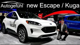All-new Ford Escape 2020 Ford Kuga Exterior Interior REVIEW - Autogefühl