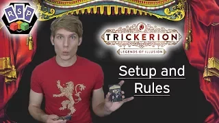 Trickerion Setup and Rules (& Dahlgaard's Gifts) - Ready Steady Play