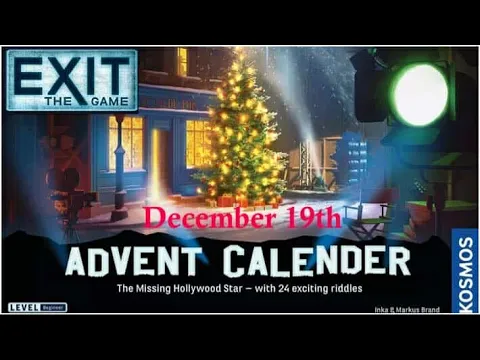 Exit The Game: The Missing Hollywood Star - December 19th