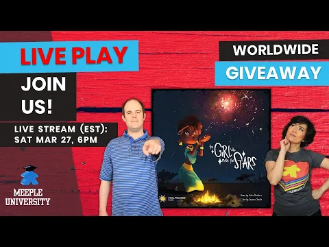 LIVE - The Girl Who Made the Stars Board Game - Playthrough & Worldwide Giveaway
