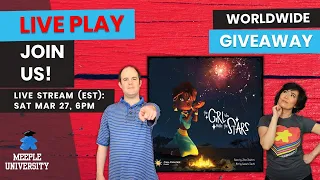 LIVE - The Girl Who Made the Stars Board Game -  Playthrough & Worldwide Giveaway