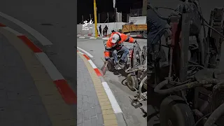 Painting Road Markings! 😍 #painting #roads #vehicles