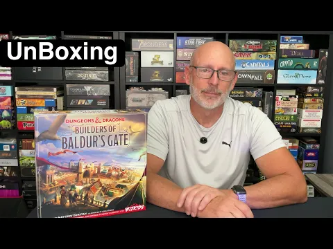 TDG: Dungeons & Dragons: Builders of Baldur's Gate unboxing with Ray