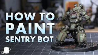How to Paint The Sentry Bot from Fallout Wasteland Warfare