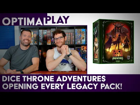 We opened all the Legacy packs in Dice Throne Adventures!
