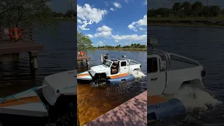 The World’s First Boat Truck! 🤯 ​⁠@sbxcars  #boat #trucks #cars
