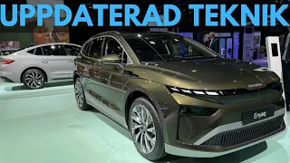 Nya Skoda Enyaq Facelift - Blev den inte lite anonym? | Brussels Motor Show