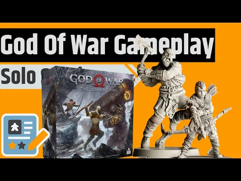 God of War: The Board Game Playthrough - Solo Gameplay