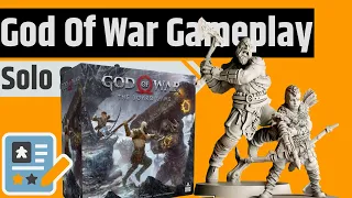 God of War: The Board Game Playthrough - Solo Gameplay