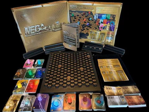 The Board Game of MEGAcquire GOLD Box Opening