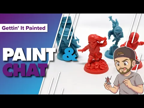 Marvel United Miniature Painting Live Stream and Chat