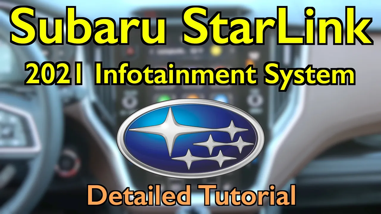 Subaru StarLink 2021 Infotainment Detailed Review & Tutorial: Tech Help