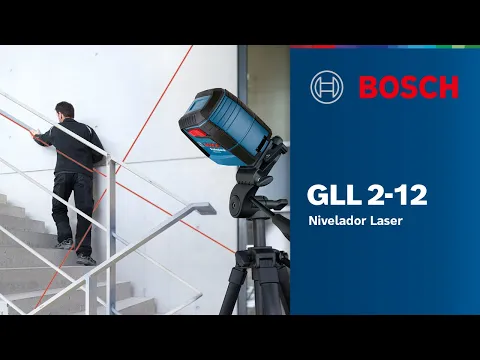 Nível a Laser Vermelho 12m GLL 2-12 Bosch