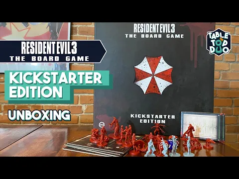 Resident Evil 3 Board Game Unboxing (Kickstarter Edition - Steamforged Games)