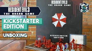 Resident Evil 3 Board Game Unboxing (Kickstarter Edition - Steamforged Games)