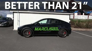 Tesla Model Y Performance range test with 19" Falken tires