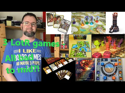 Josh Yaks about 3 Lord of the Rings themed games for the games played in June 2025
