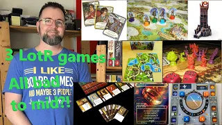 Josh Yaks about 3 Lord of the Rings themed games for the games played in June 2025