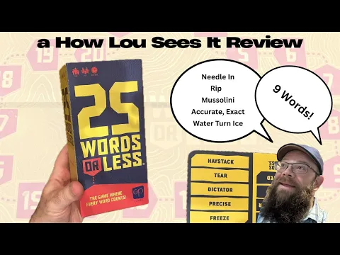 25 Words or Less Game Review