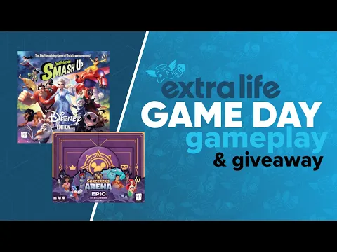 Extra Life Game Day Disney Sorcerer's Arena & Smash Up Disney Gameplay & Giveaway | The Op Games