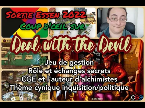 Essen 2022 : Deal with the Devil, c'est quoi ?