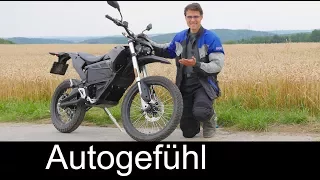 Zero FX electric motorcycle FULL REVIEW e-bike Enduro test - Autogefühl
