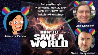 Live Teach & Full Play Through | How to Save A World from Burnt Island Games on TTS | Twitch VOD