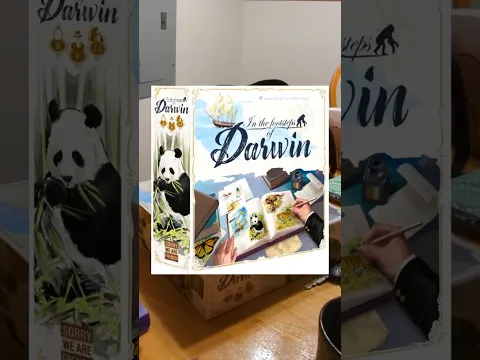 In the Footsteps of Darwin Review #boardgames #sorrywearefrench #tileplacement