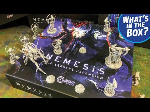 VOID SEEDERS Expansion Unboxing for the NEMESIS Board Game
