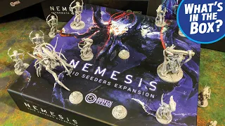 VOID SEEDERS Expansion Unboxing for the NEMESIS Board Game