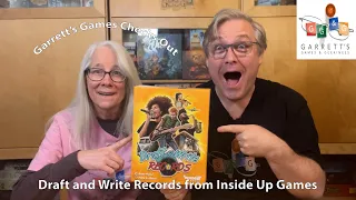 Garrett's Games Reviews: Draft and Write Records from Inside Up Games