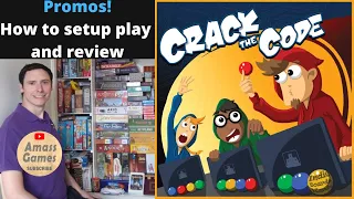 Promos Crack the Code how to play limited communication review setup AmassGames unboxing security