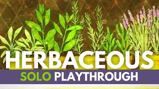 Herbaceous Board Game | Full Solo Playthrough | Learn to Play
