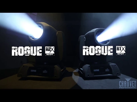 Product video thumbnail for Chauvet Rogue R2X Spot LED Moving Head Light