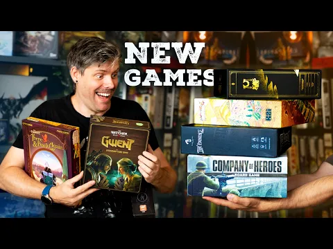 10 Board Games We Just Got ( Unboxing )