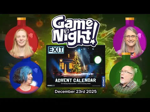 GameNight! 24 Days of Christmas Day 23 - Exit: The Game Advent Calendar - The Missing Hollywood Star