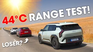 NEW! How far can electric cars REALLY go in EXTREME heat?? | What Car?
